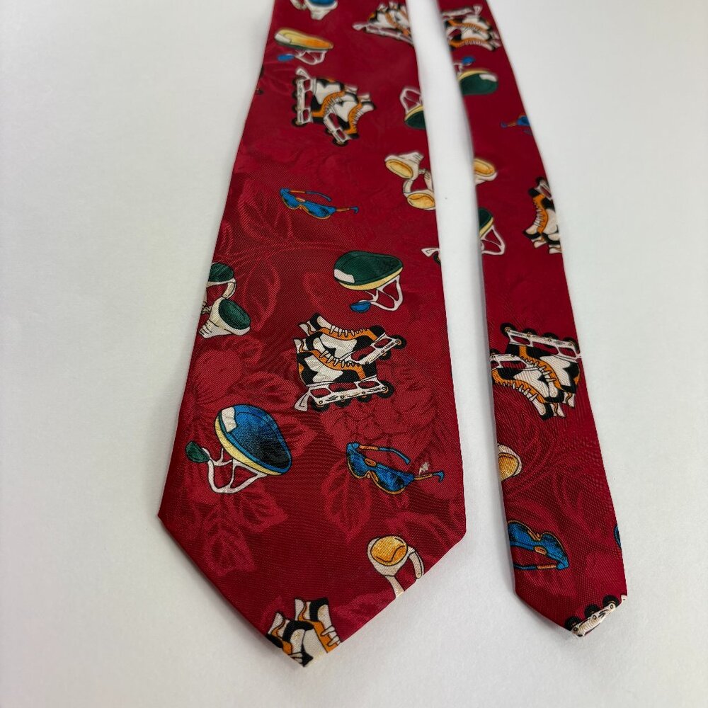 Empire Rollerblading Derby Skating Men's Novelty Tie 4" x 56" Vintage